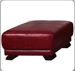 Durable Living Spaces Leather Sofa With Solid Wood Frame / High Cushion Corner Sofa