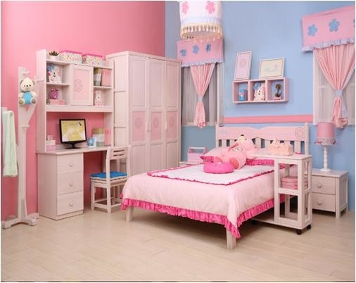 MDF Single Bed Home Room Furniture / Fashion Simple Bedroom Sets
